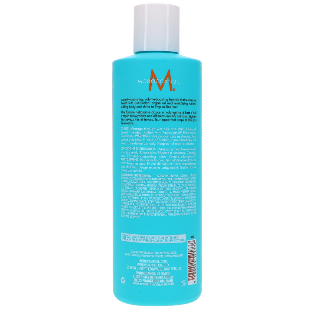 Moroccanoil Extra Volume Shampoo - 8.5 oz Thick Hair Revitalizer