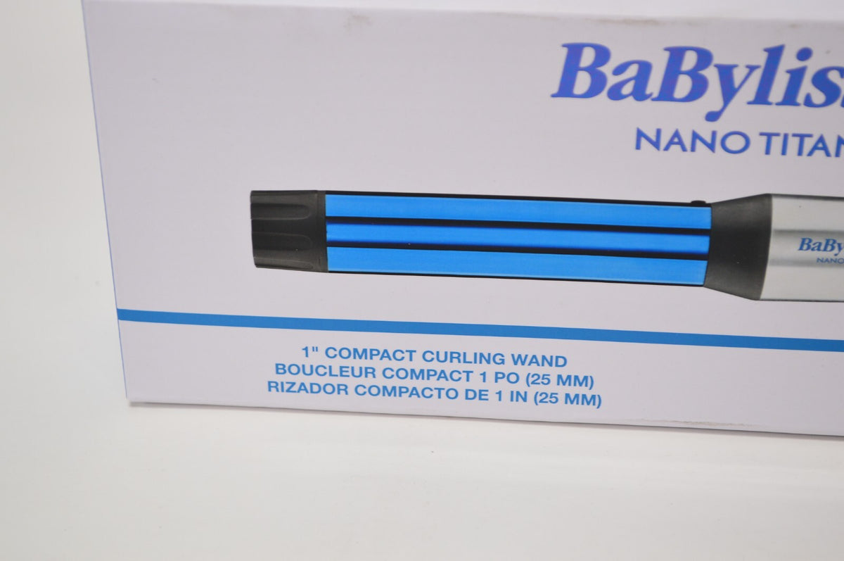 Babyliss Pro Nano Titanium 1-Inch Compact Curling Wand for Hair Styling