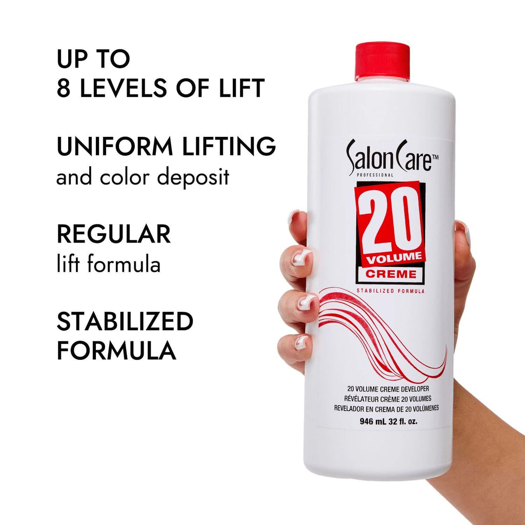 20 Volume Hair Developer Creme - 32 Oz for Lightening & Coloring