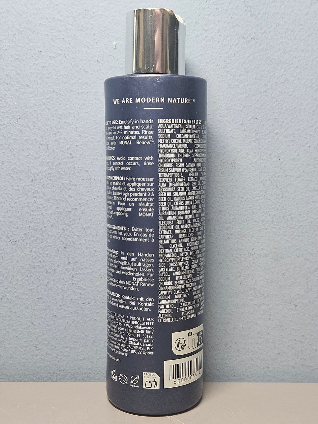 Monat Renew Shampoo & Conditioner Set - Hydrating Hair Care Duo (8oz & 6oz)