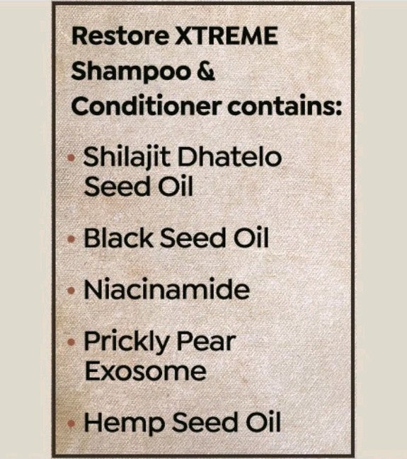 RestoreXTREME Tropical Vanilla Hair Shampoo & Conditioner Set - 32 Oz