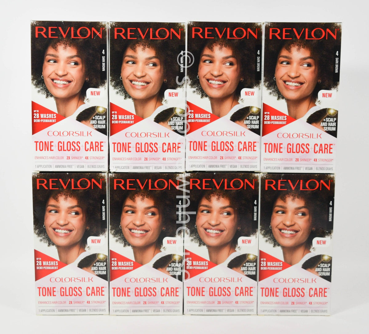 Revlon Colorsilk Tone Gloss Demi Permanent Hair Color #4 Dark Brown