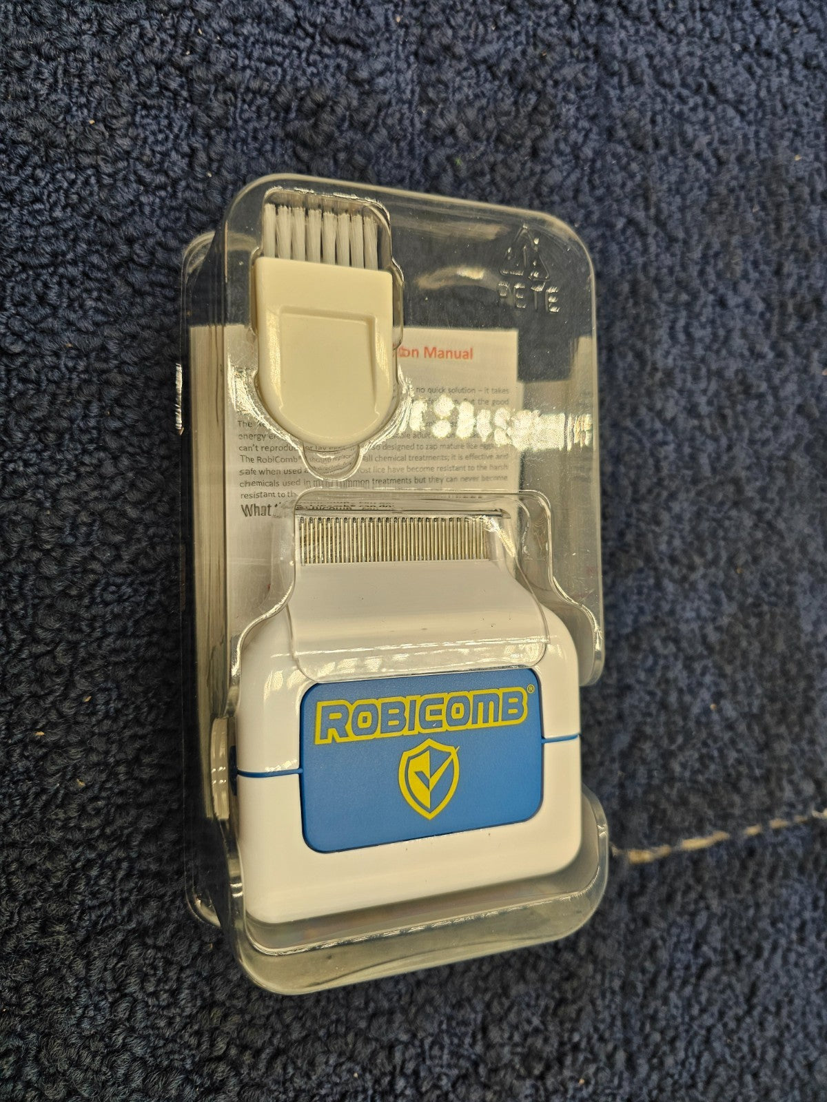 (QTY 3) LiceGuard RobiComb Lice Zapping Comb with Coated Tips - Pest Control