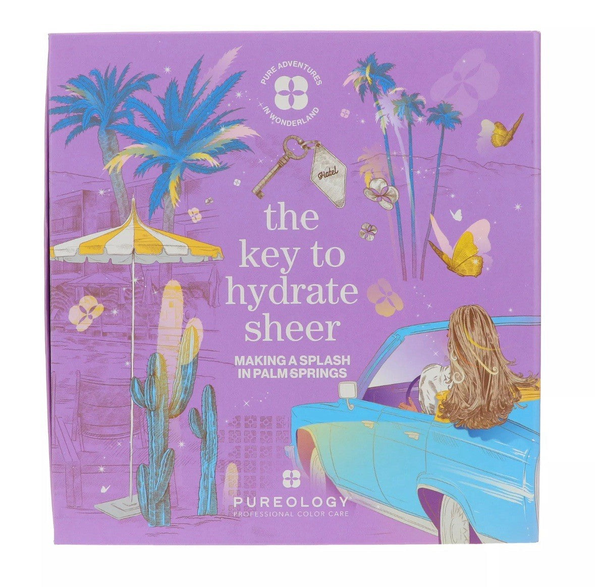 Pureology Hydrate Sheer Hair Care Kit - 3 Pieces with 9oz Shampoo & 6.7oz Spray