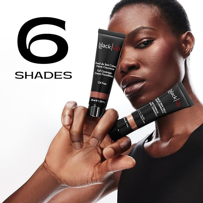 Full Coverage Cream Foundation - 1 oz, HC09 Chestnut (Dark/Golden) - Black Up