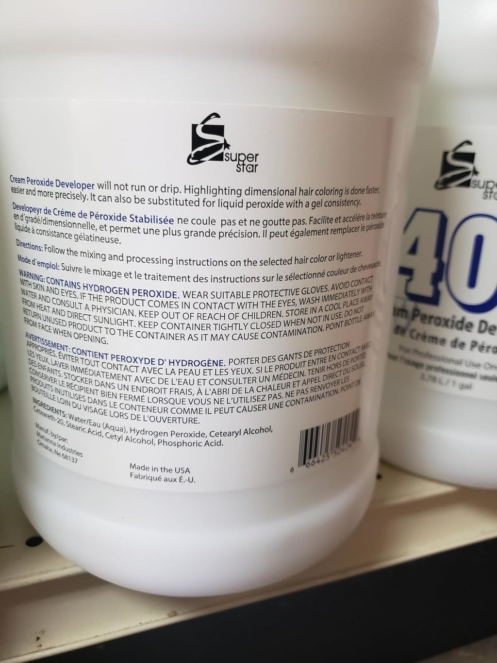 40 Volume Hair Developer Cream - Stabilized Peroxide for All Hair Types