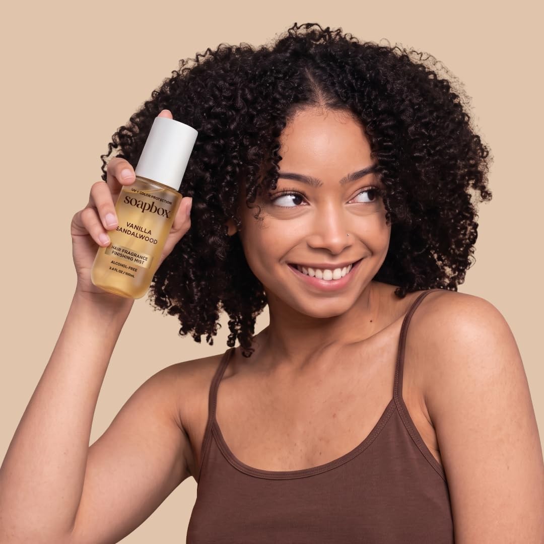 Vanilla Sandalwood Hair Perfume - Long-Lasting Fragrance Mist for All Hair Types
