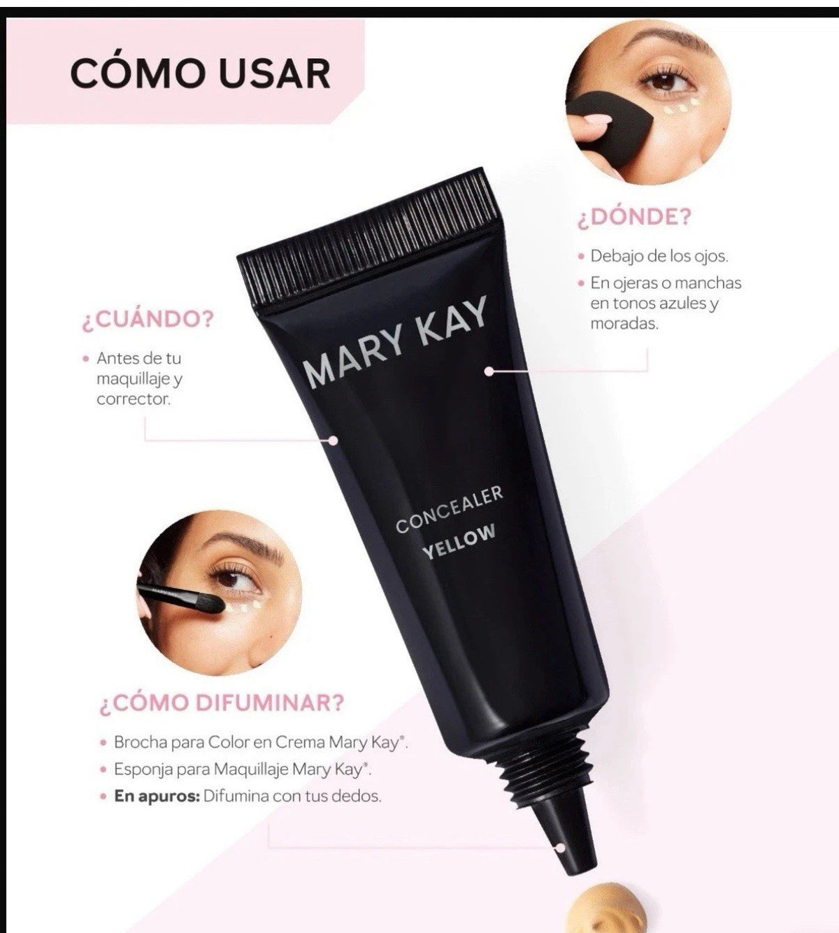 Yellow Concealer Stick 8.5g - Brightening Makeup Corrector