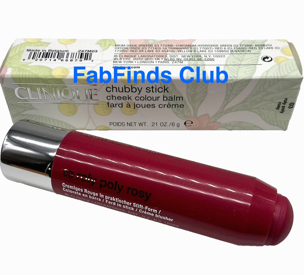 Clinique Cheek Colour Balm 03 Roly Poly Rosy Full Size Makeup