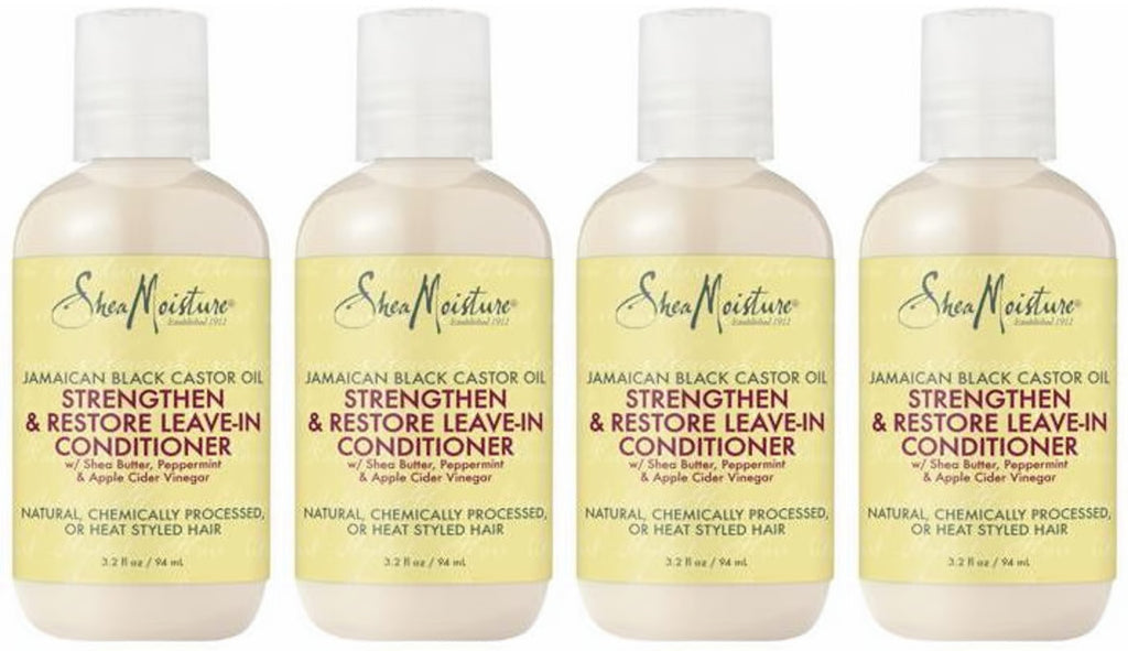 Shea Moisture Strengthen & Restore Leave-In Conditioner 3.2oz - Pack of 4