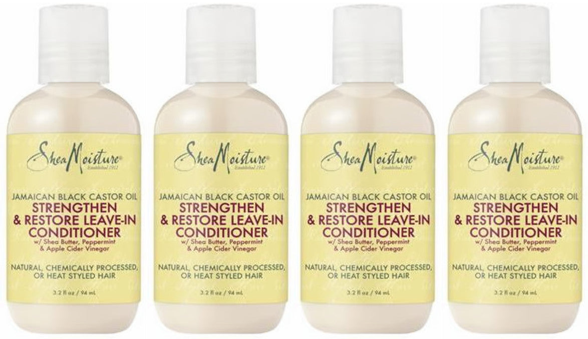 Shea Moisture Strengthen & Restore Leave-In Conditioner 3.2oz - Pack of 4