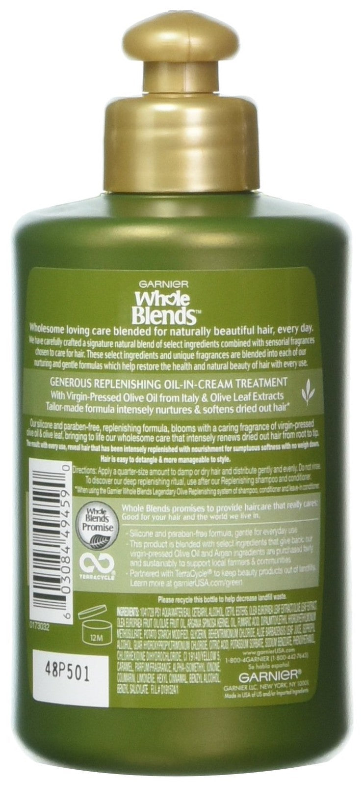 (6 Pack) Garnier Whole Blends Restoring Shampoo Maple Remedy for Dry Hair