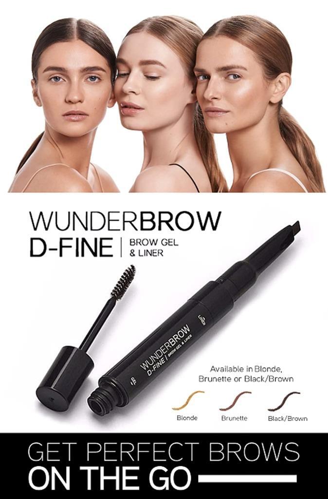 Wunderbrow D-Fine Brow Pencil & Gel - Blonde 2-in-1 Eyebrow Enhancer