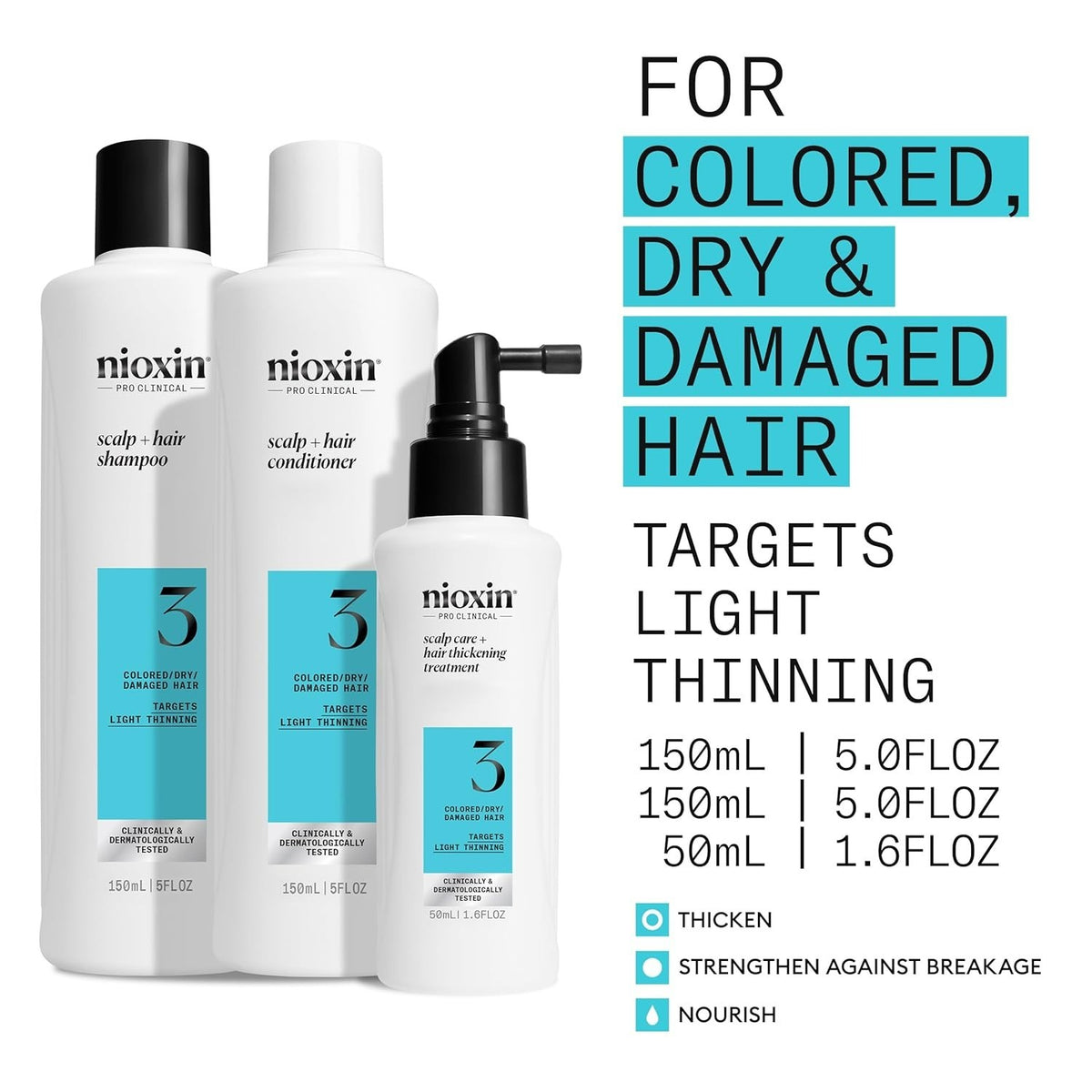 Hair Thickening System with Biotin Gel for Thinning Hair - Unbranded