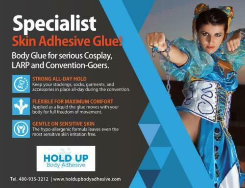 Body Adhesive for Socks & Garments, Roll-On, 3 Pack - Skin-Friendly & Long-Lasting