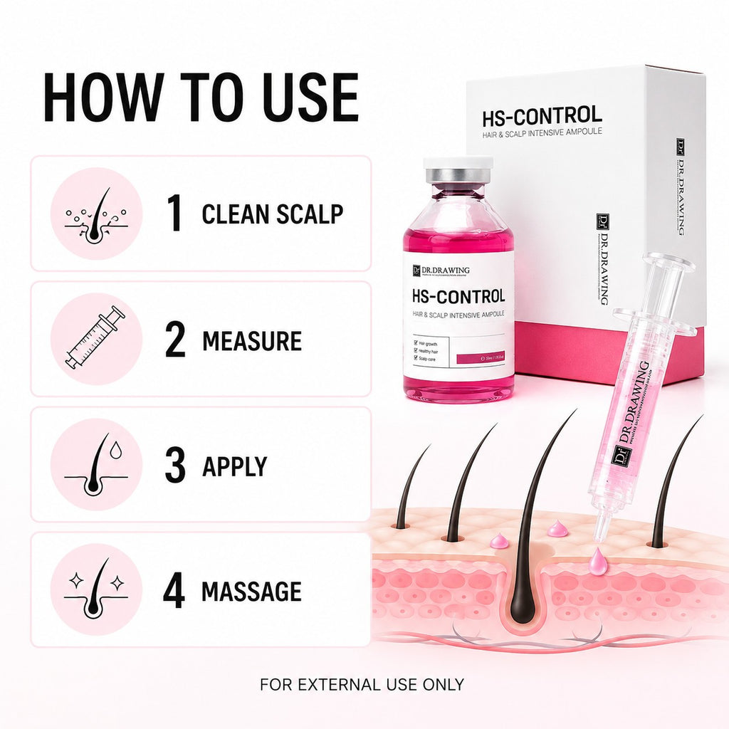 Hair Loss Prevention Serum for Scalp & Follicle Care - Korean Formula