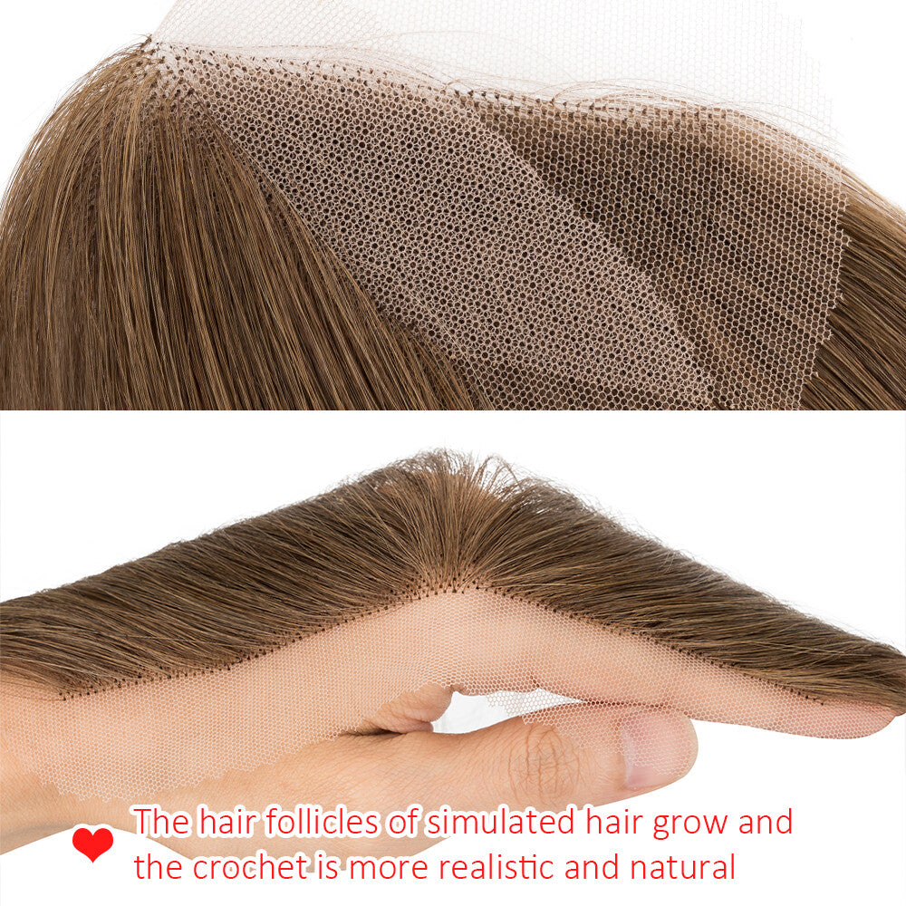 Full Lace Hair Topper for Women Receding Hairline Cover Remy Human Hair