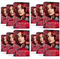 Hair Color Kit - 12 Pack Revlon ColorSilk Cherry Red #66