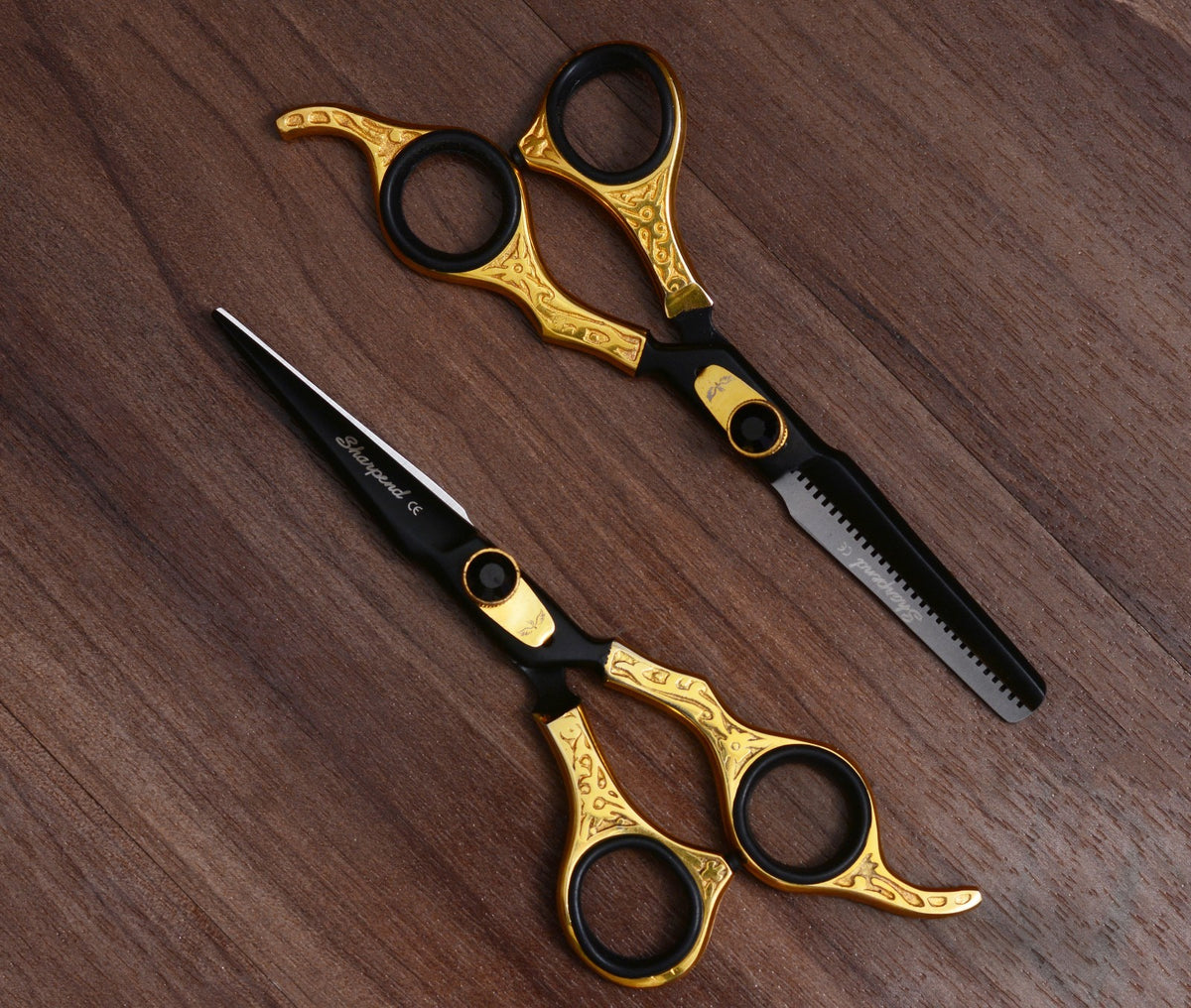 Professional Hair Cutting & Thinning Scissors Set - 6.5 Inch Barber Shears
