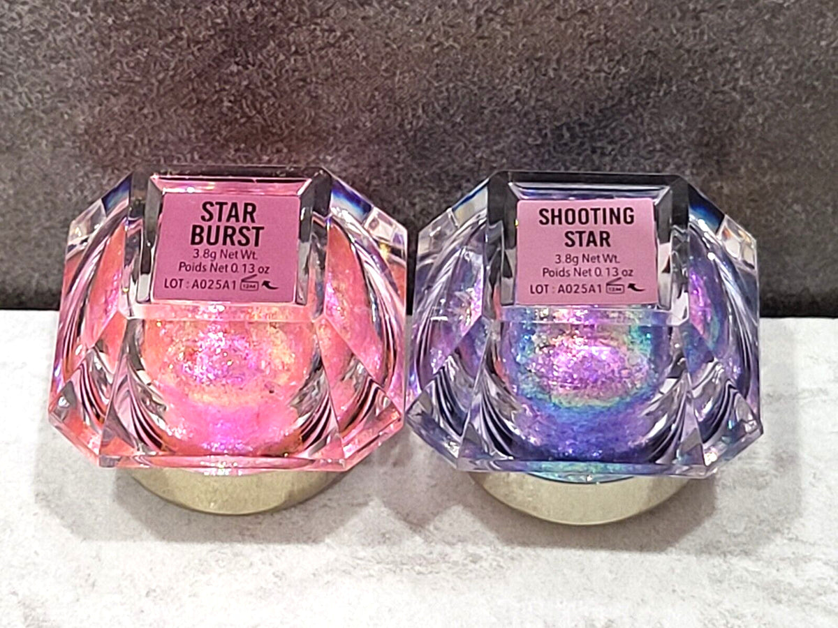 2-Pack Multichrome Gel Eyes & Face Crystals - Shooting Star & Starburst
