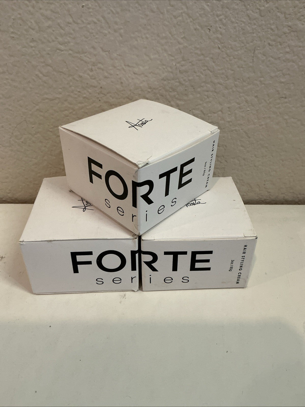 Men's Hair Styling Cream Volumizing 3oz - Forte Series 3-Pack