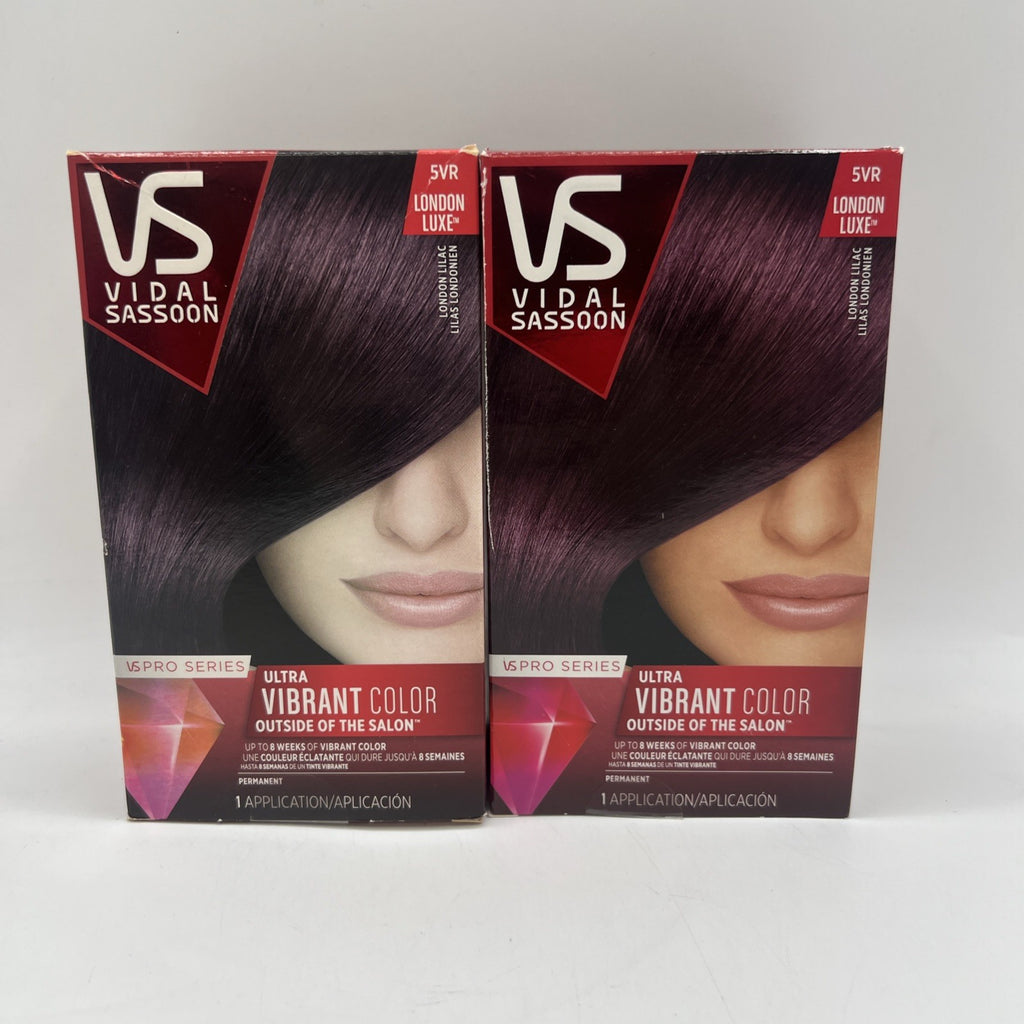 Vidal Sassoon Hair Color 5VR 2 Pack - Permanent Hair Dye Kit