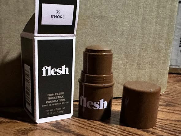 (2 Pack) Flesh Beauty Firm Thick Stick Foundation 35 S'more - Medium Coverage, Dewy Finish