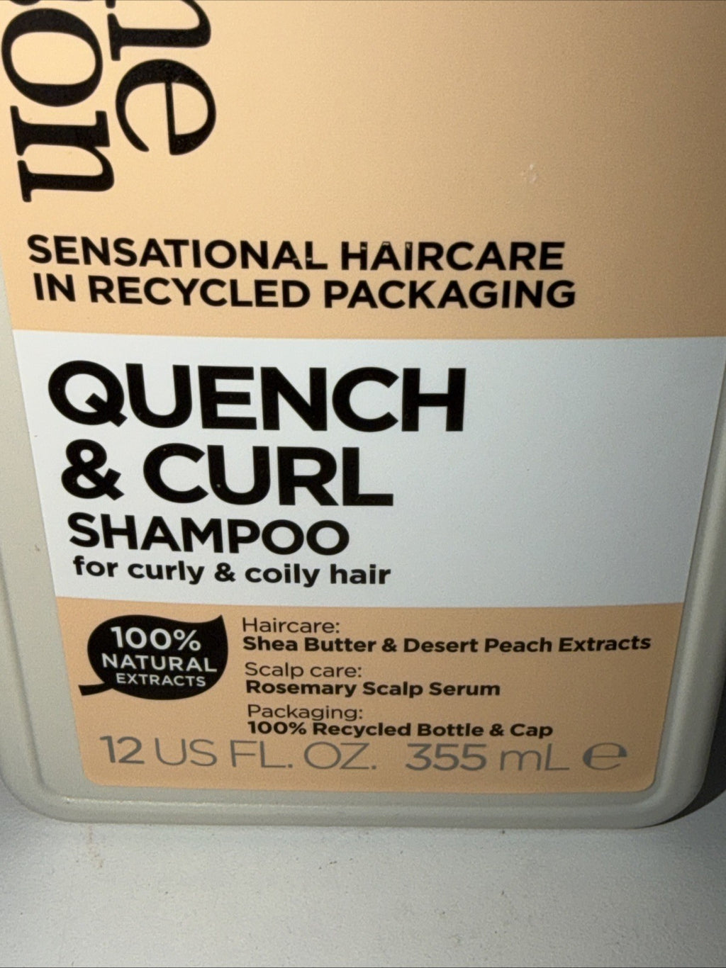 8 Pack Hair Care Set - Quench & Curl Shampoo & Conditioner 12 oz Each