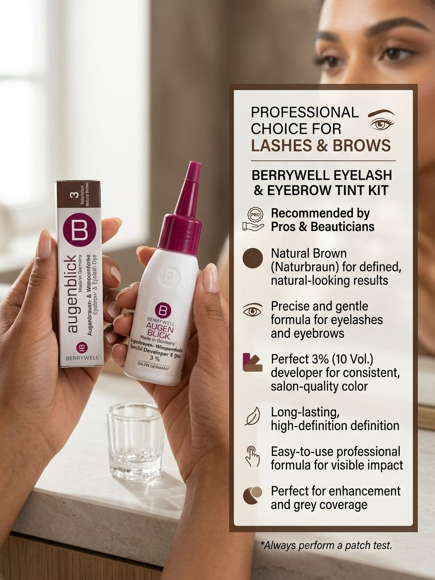 Eyelash and Eyebrow Tint Kit with Developer - All Shades