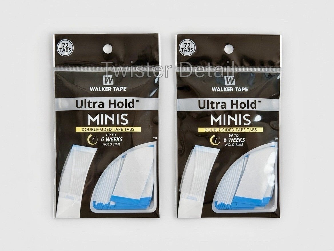 2-Pack Ultra Hold Wig Tape Minis - Strong Adhesive for Hair Systems