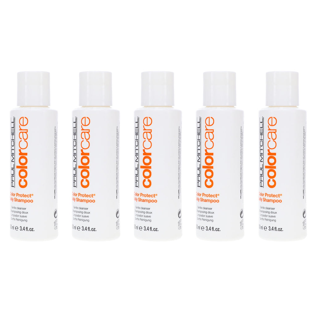 Paul Mitchell Color Protect Daily Shampoo 3.4 oz 5 Pack - Sulfate & Paraben-Free