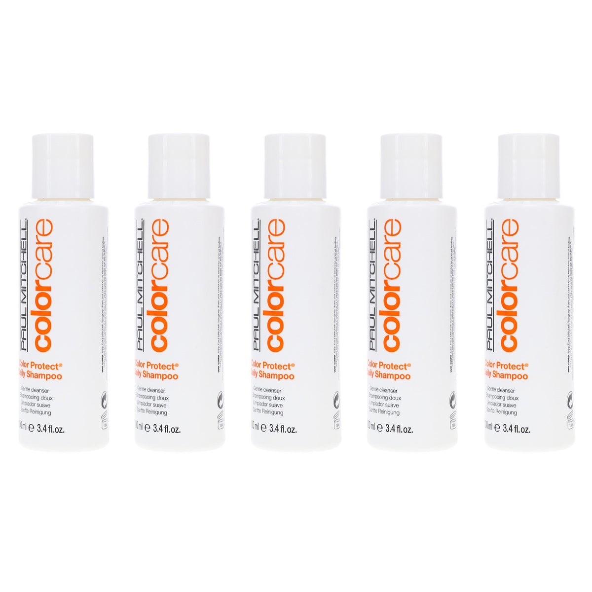 Paul Mitchell Color Protect Daily Shampoo 3.4 oz 5 Pack - Sulfate & Paraben-Free