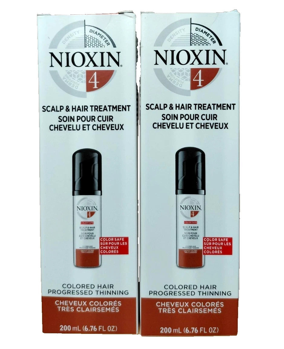 NIOXIN Hair Thickening Treatment for Scalp & Hair - 6.7 oz Pack of 2