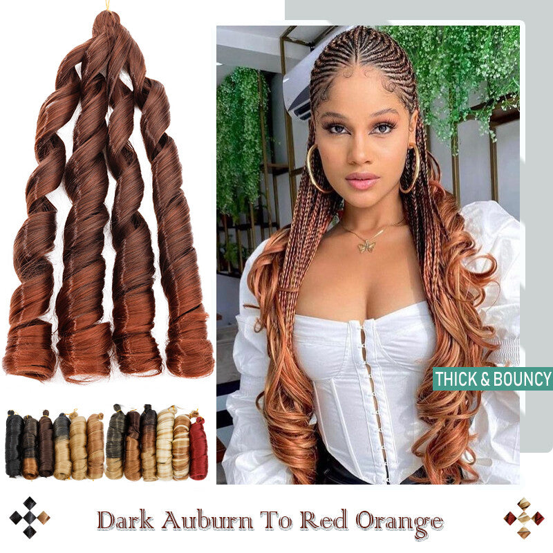 Loose Wave Braiding Hair Extensions Afro French Curls for Crochet & DIY Styles
