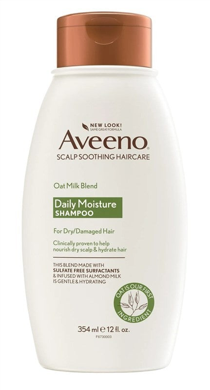 (3 Pack) Aveeno Oat Milk Blend Daily Moisturizing Shampoo - Sulfate & Paraben-Free