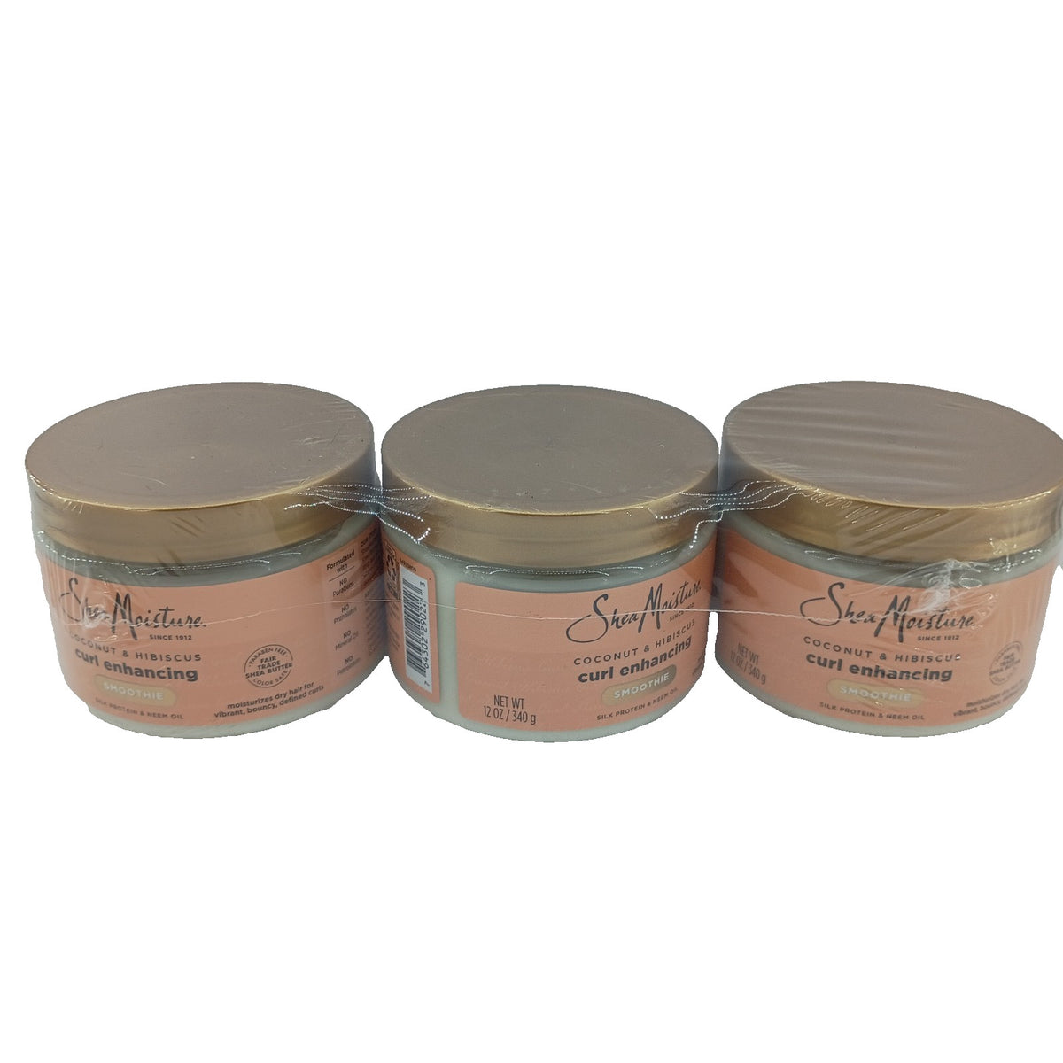 Coconut Hibiscus Curl Enhancing Styling Smoothie - Pack of 3, 12 oz