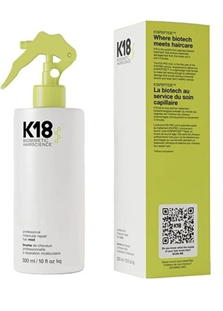 K18 Molecular Repair Hair Mist 300ml Hair Treatment for Damaged Hair