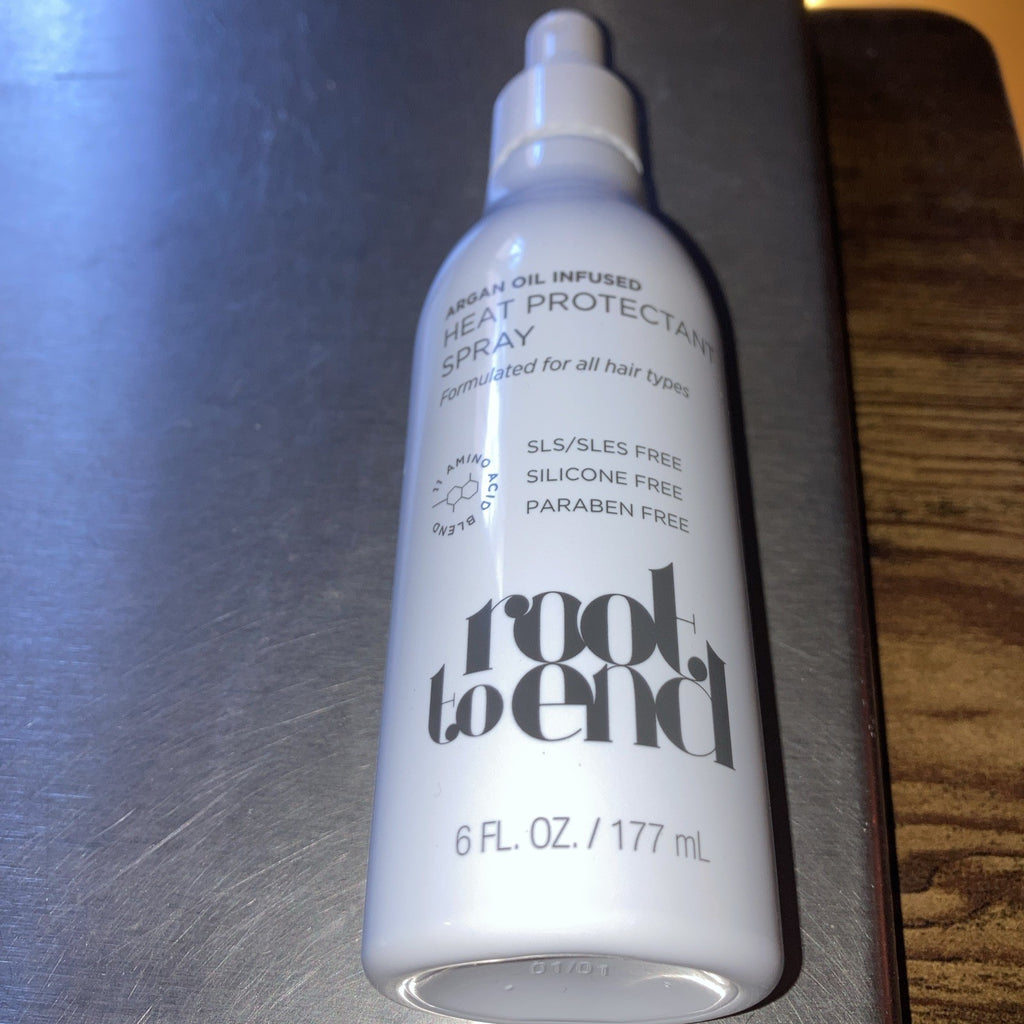 Root to End Heat Protectant Spray with Argan Oil - 6oz Nourishing Hair Defense