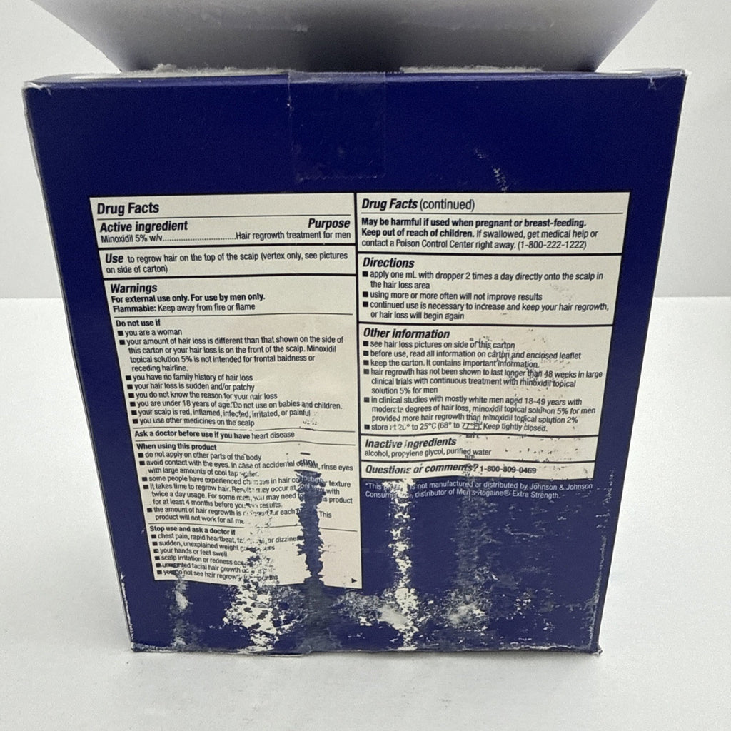 Minoxidil 5% Hair Regrowth Treatment for Men 6 Month Supply