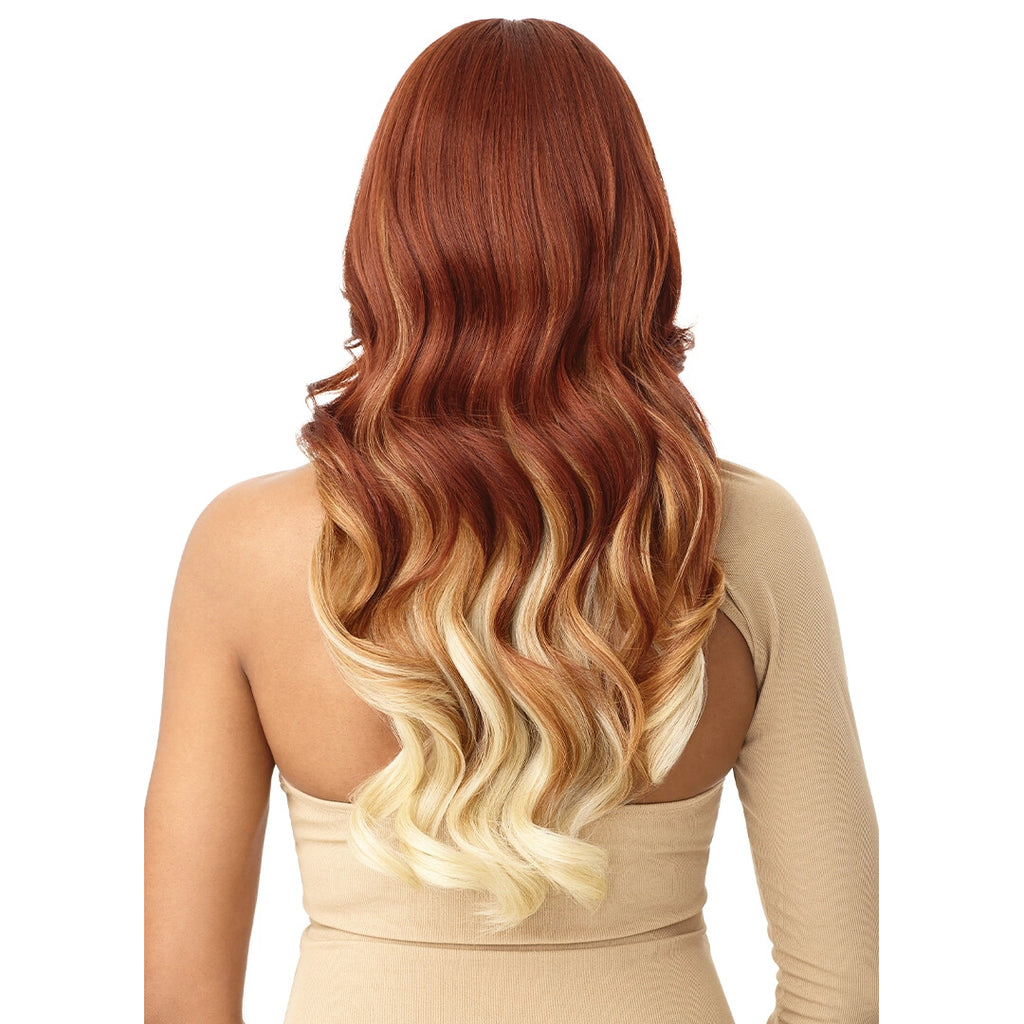 Outre Color Bomb Lace Front Wig - Yavanna, Pre-Plucked Synthetic Hair