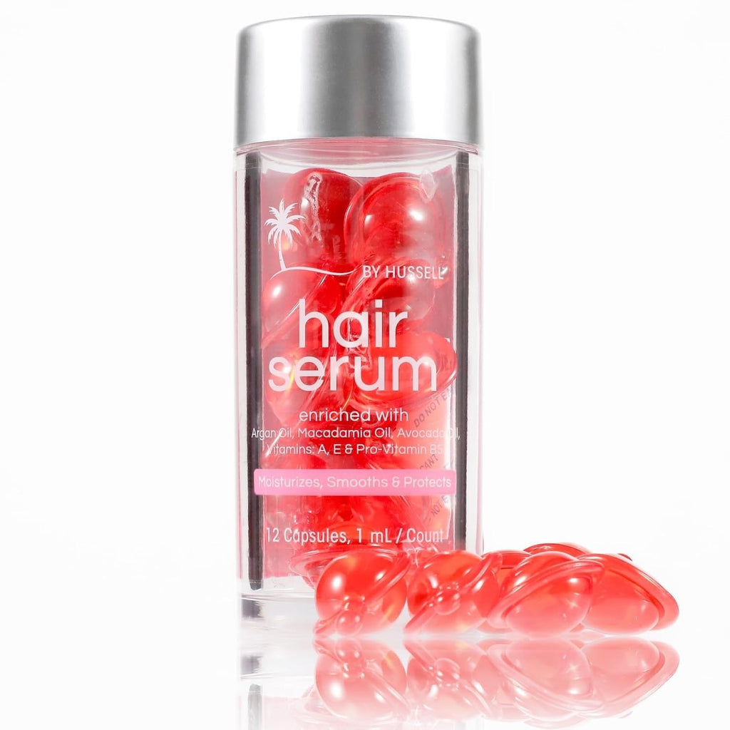 Hair Oil Capsules with Vitamins & Argan Oil for Hair Growth & Frizz Control