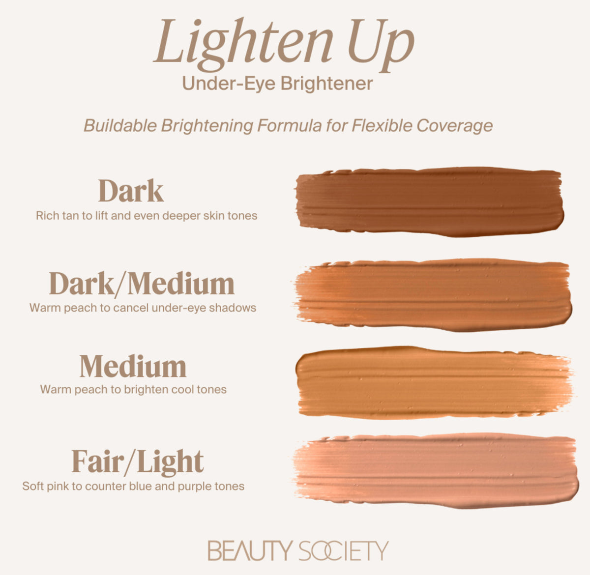 Brighten & Neutralize Dark Circles Under Eye Brightener - Multiple Shades