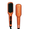 Hair Straightener Brush with Ionic Anti-Scald Technology, Fast Heating & Auto-Off