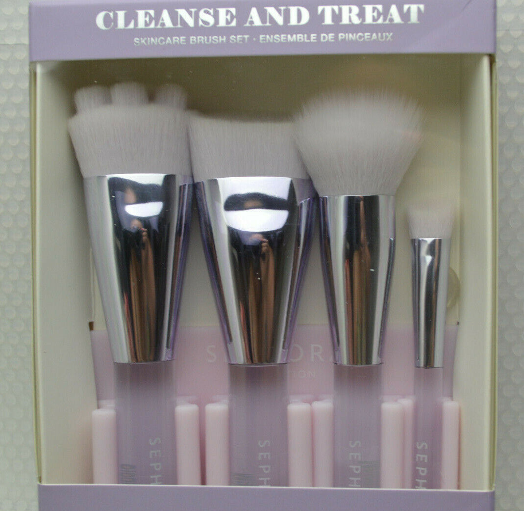Coconut Brush Set - 4-Piece Sephora Cleanse & Treat Collection