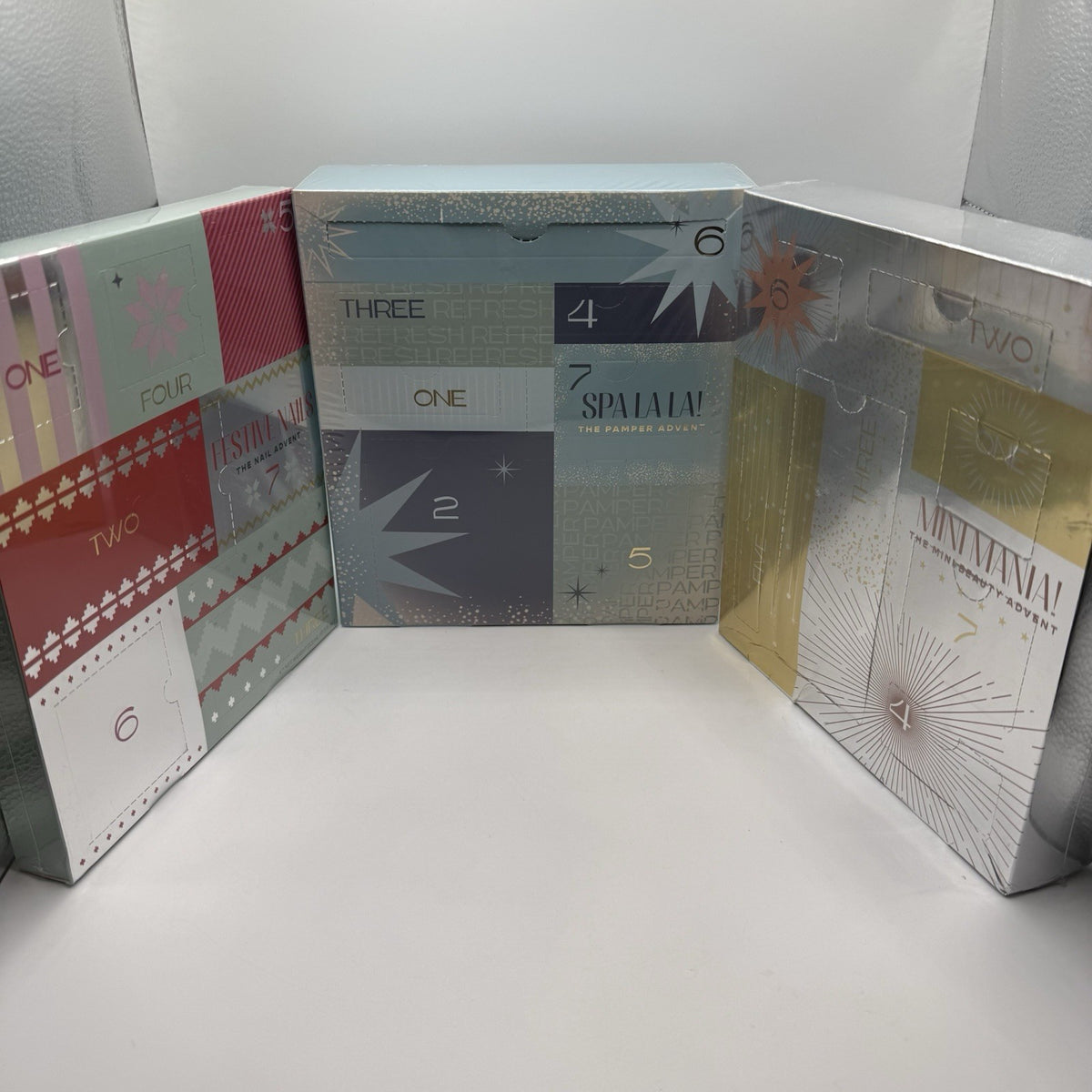 Holiday Beauty Advent Calendar Bundle 3 Pack Spa Nails & Self-Care Set
