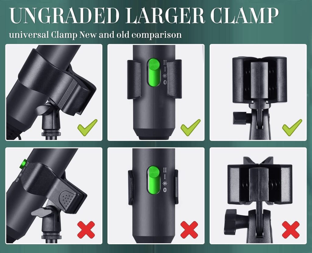Adjustable Hair Dryer Holder Stand - 59in Height, 180° Rotatable, Heavy Duty