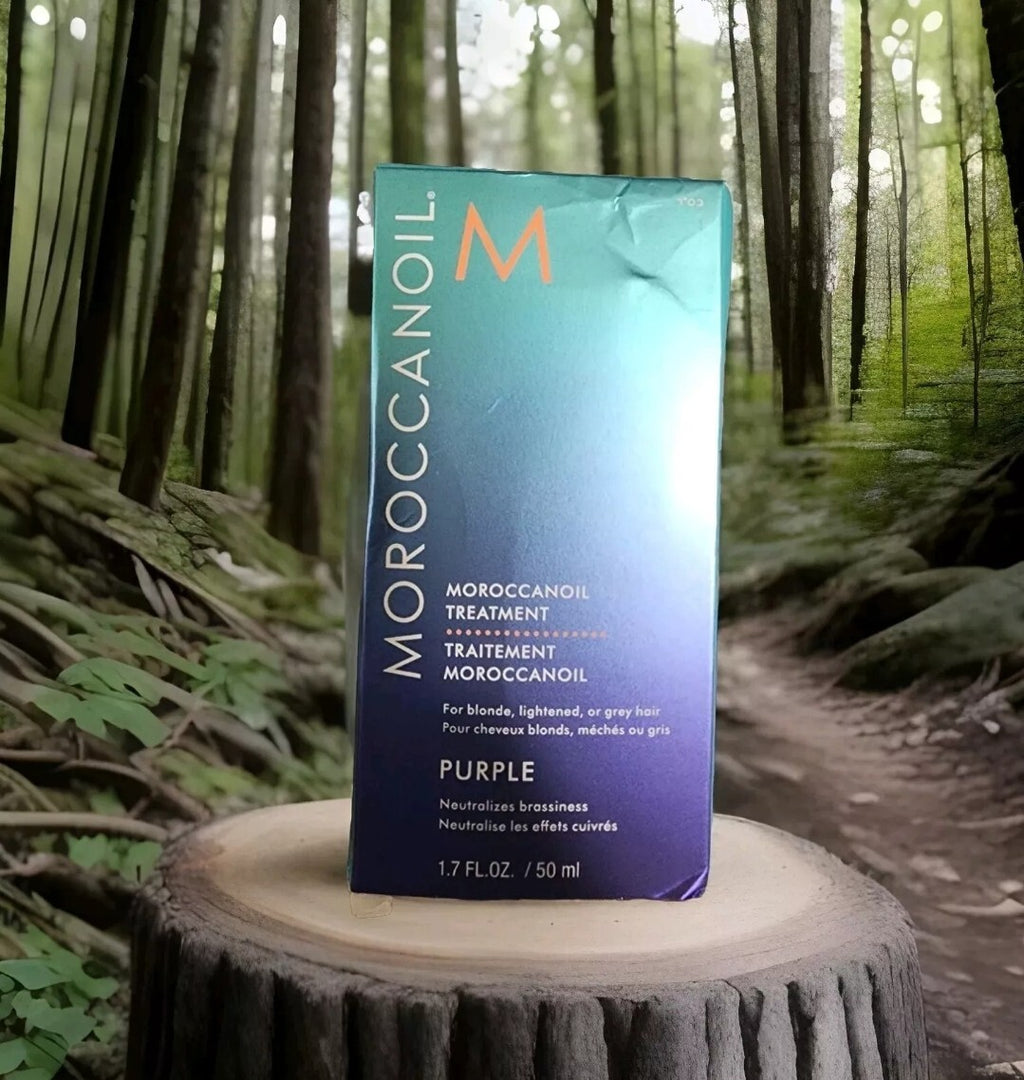 Purple Hair Oil for Blonde Hair Care - 1.7 Fl Oz Moroccanoil Treatment