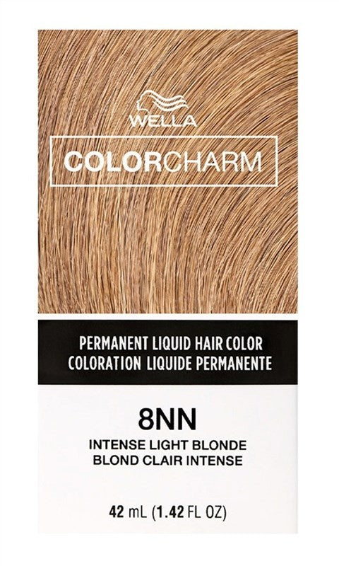 Wella Color Charm Liquid Hair Dye 8NN Intense Light Blonde 3-Pack