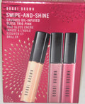 Lip Gloss Set - Crushed Oil-Infused Travel 3-Piece (New Romantic, Rose Metal, Love Letter)