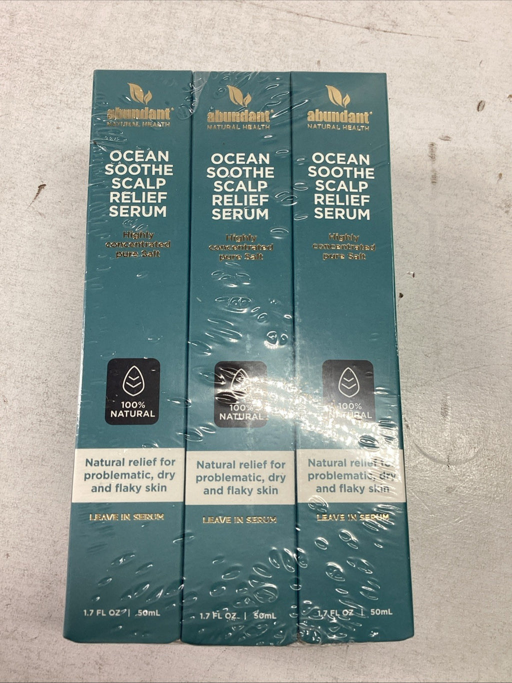Scalp Relief Serum with Salt - Hydrating & Anti-Inflammatory, 1.7 Fl Oz (6-Pack)